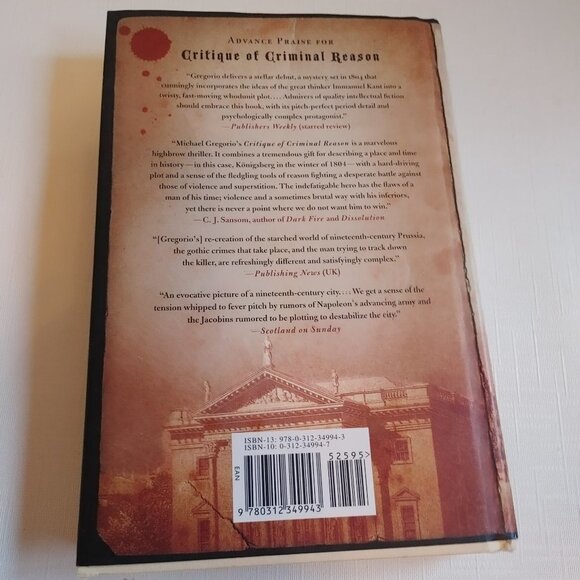 Critique of Criminal Reason: A Mystery (Hanno Stiffeniis Mysteries) by M... - Picture 2 of 4